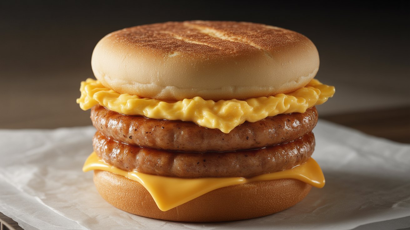 Double Sausage & Egg McMuffin