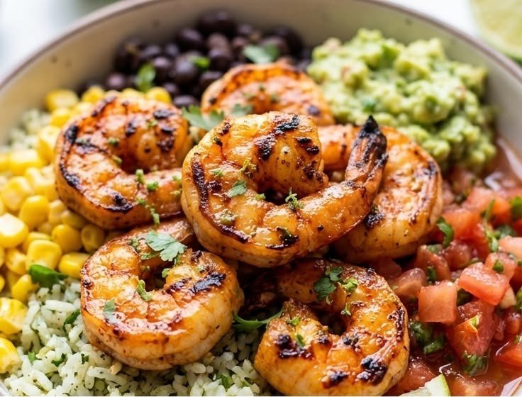 Chipotle Lime Shrimp Bowl with Cilantro Rice (Ready in 30 Minutes!)