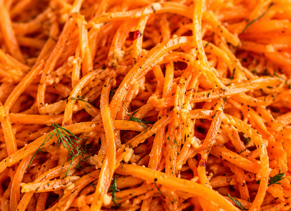 Easy Korean Carrot Salad Recipe (Crunchy, Spicy, and Irresistibly Tangy)