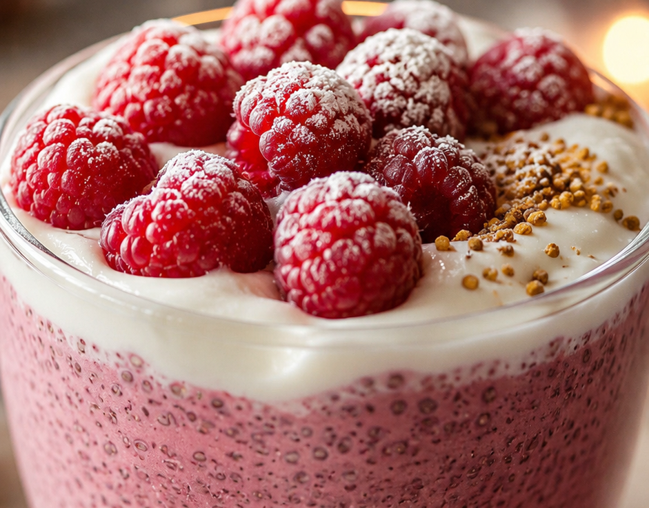 Raspberry Chia Pudding Recipe (Creamy, Healthy & So Easy)