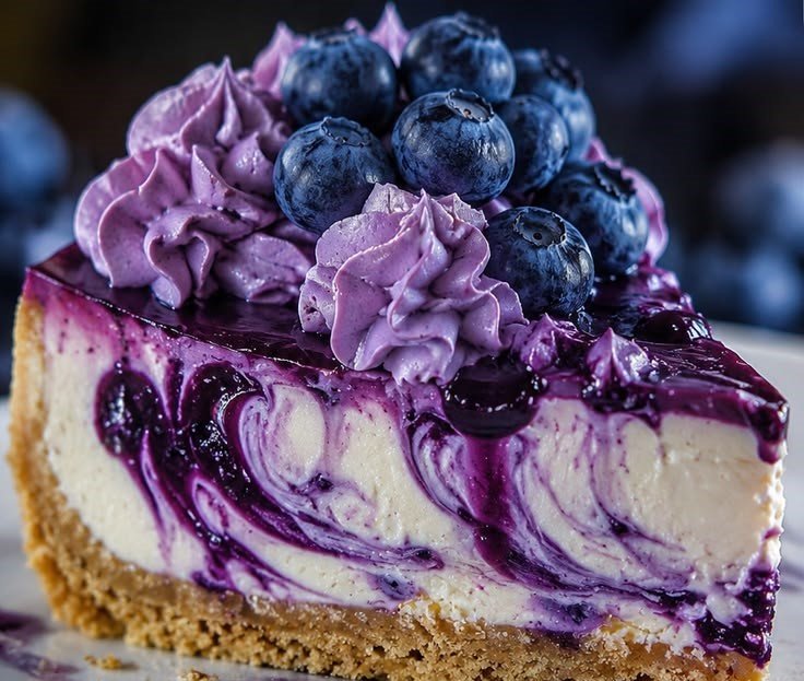 Easy Blueberry Dream Cheesecake Recipe (No-Bake Bliss in Every Bite) Easy Blueberry Dream Cheesecake Recipe