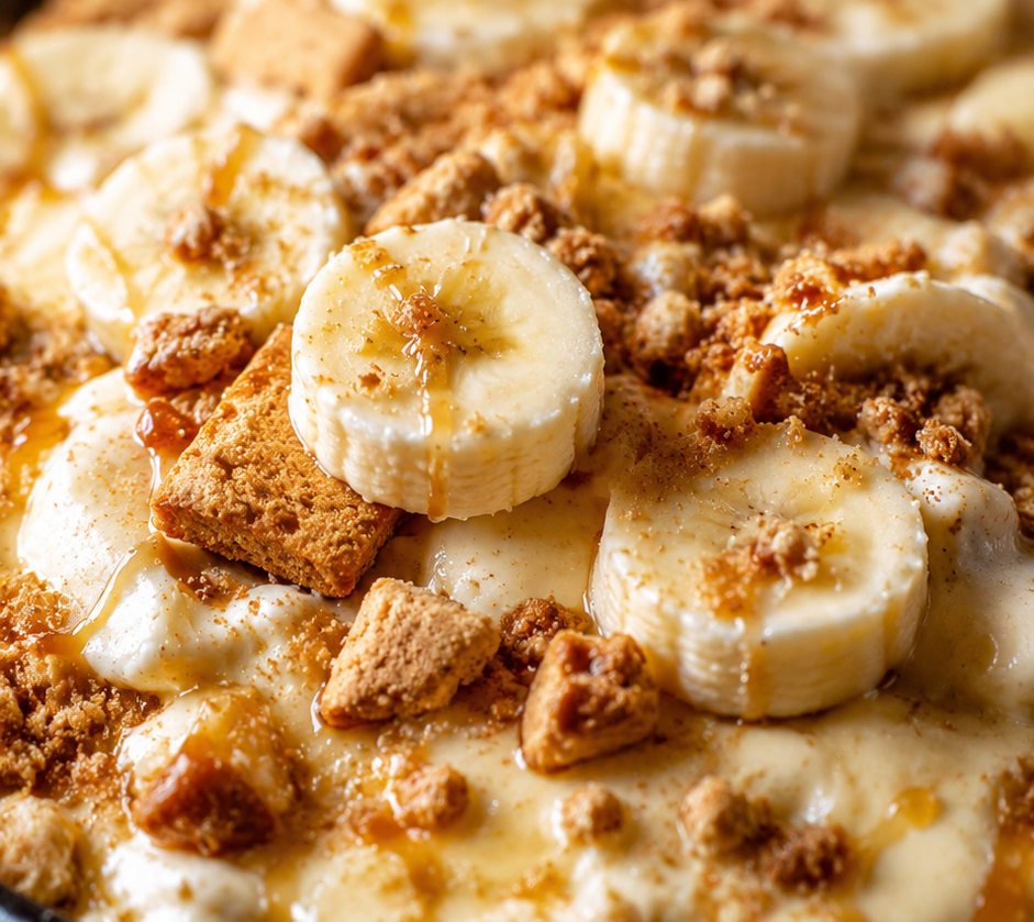 Banana Pudding Cookie Skillet Overload (The Ultimate Gooey Dessert)
