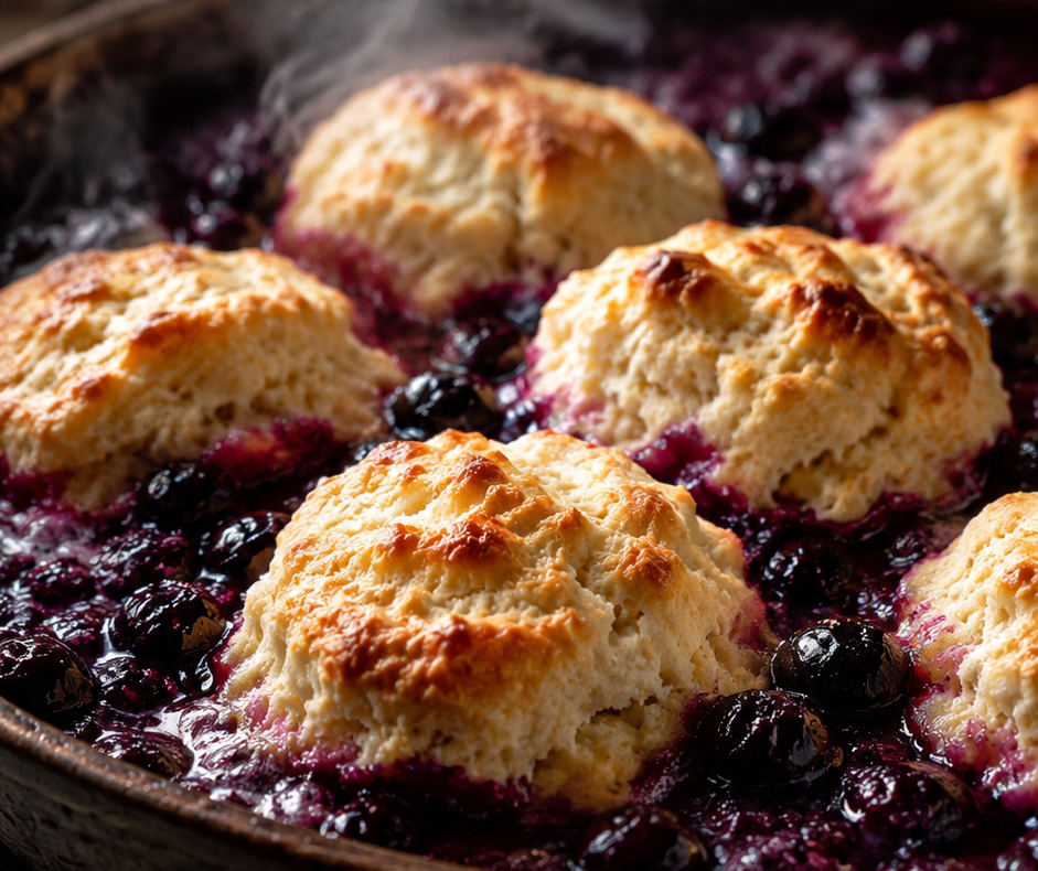 Blueberry Butter Swim Biscuits (The Easiest Way to Bake Fluffy, Buttery Goodness)