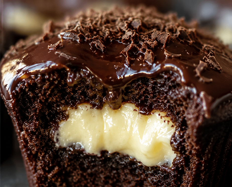 Boston Cream Pie Cupcakes (Irresistible Vanilla, Cream, and Chocolate Bites)
