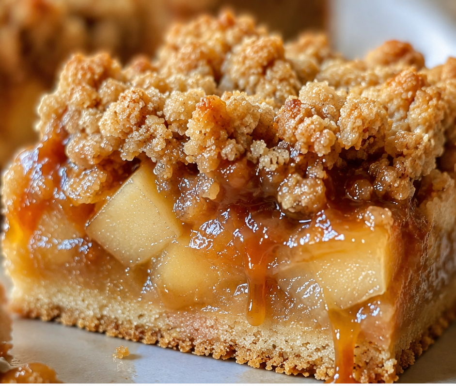 Caramel Apple Crumble Bars (Easy Fall Treat You’ll Crave All Season)