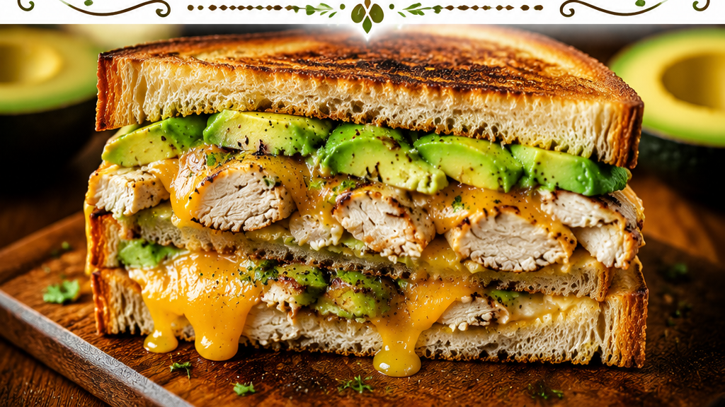 Easy Chicken Avocado Melt Sandwich (Crispy, Cheesy & Ready Fast!)