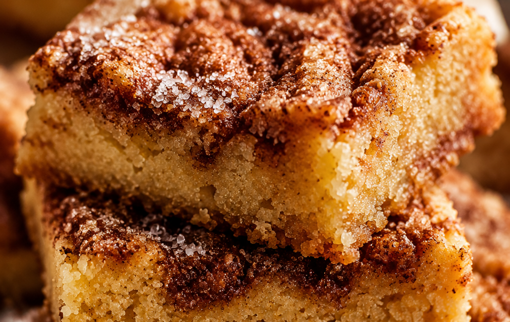 Easy Cinnamon Sugar Blondies (Soft, Chewy & Perfectly Sweet!)