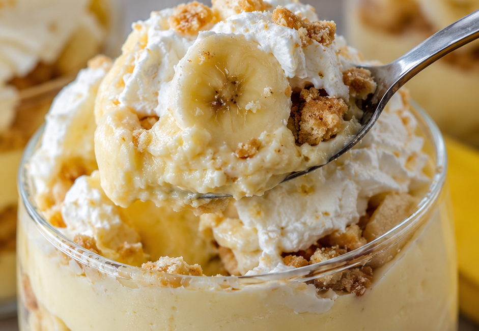 Easy No-Bake Banana Pudding Cups (Creamy Layers Ready in Minutes!)