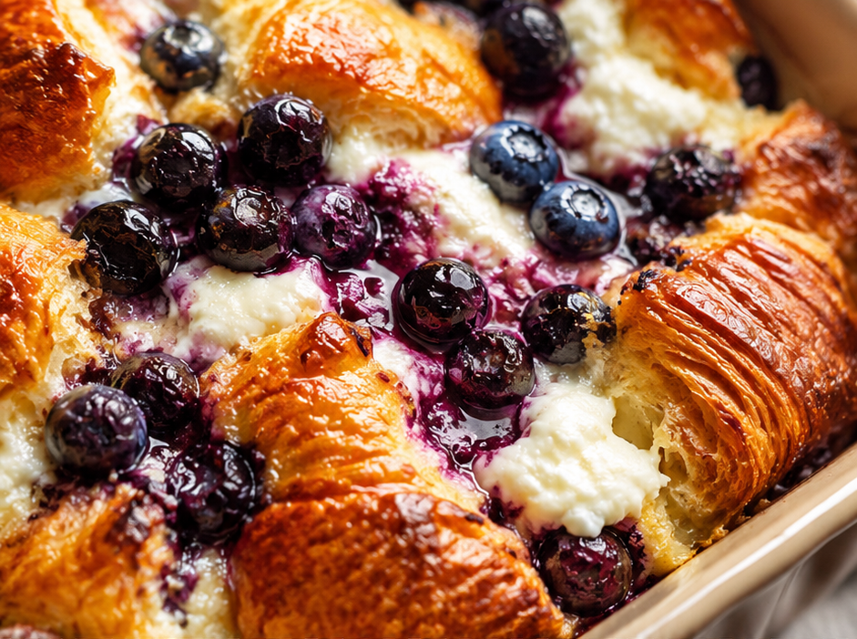 Easy Overnight Blueberry Croissant Bake (Make-Ahead Breakfast That Feels Special)