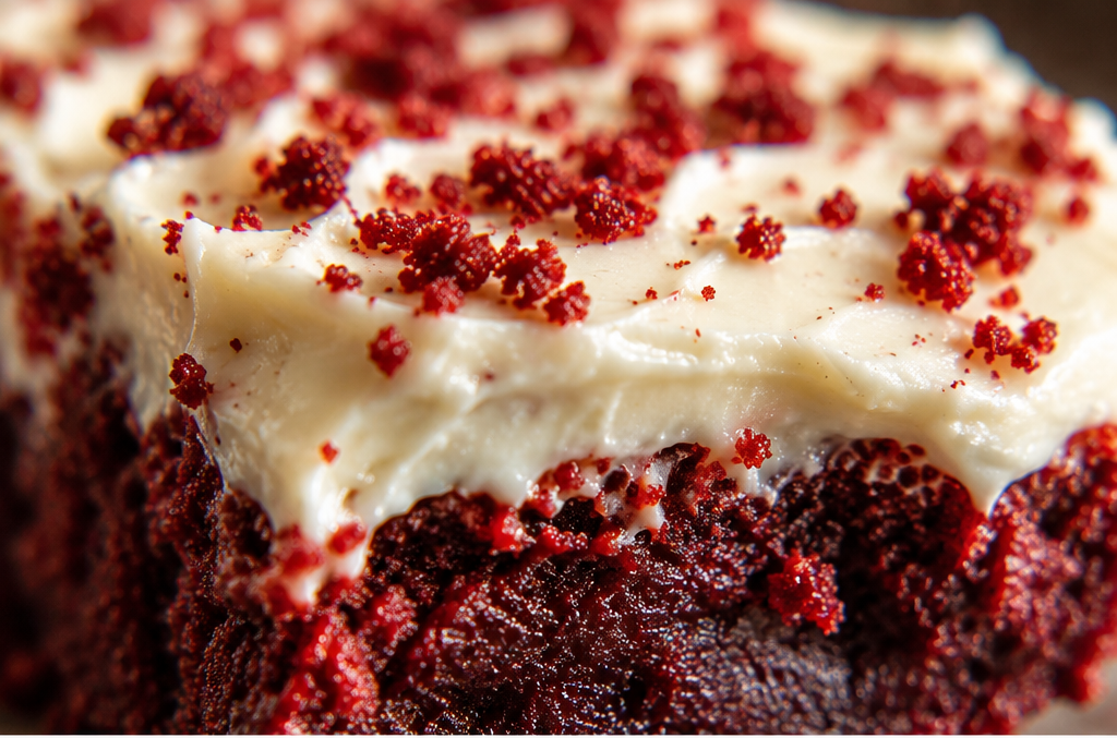 Fudgy Red Velvet Brownies with Cream Cheese Frosting (Rich, Beautiful & Easy to Make)