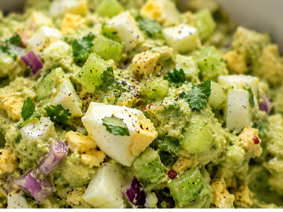High Protein Avocado Egg Salad Recipe (Creamy, Fresh & Ready in Minutes)