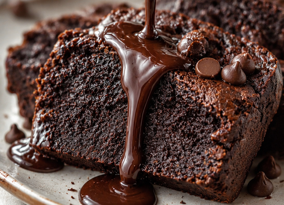 Hot Fudge Brownie Bread (Rich, Fudgy Loaf That Tastes Like Dessert for Breakfast)