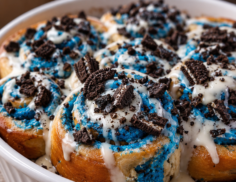 Irresistible Cookie Monster Cinnamon Rolls (Fun Blue Treat for Kids and Adults!)