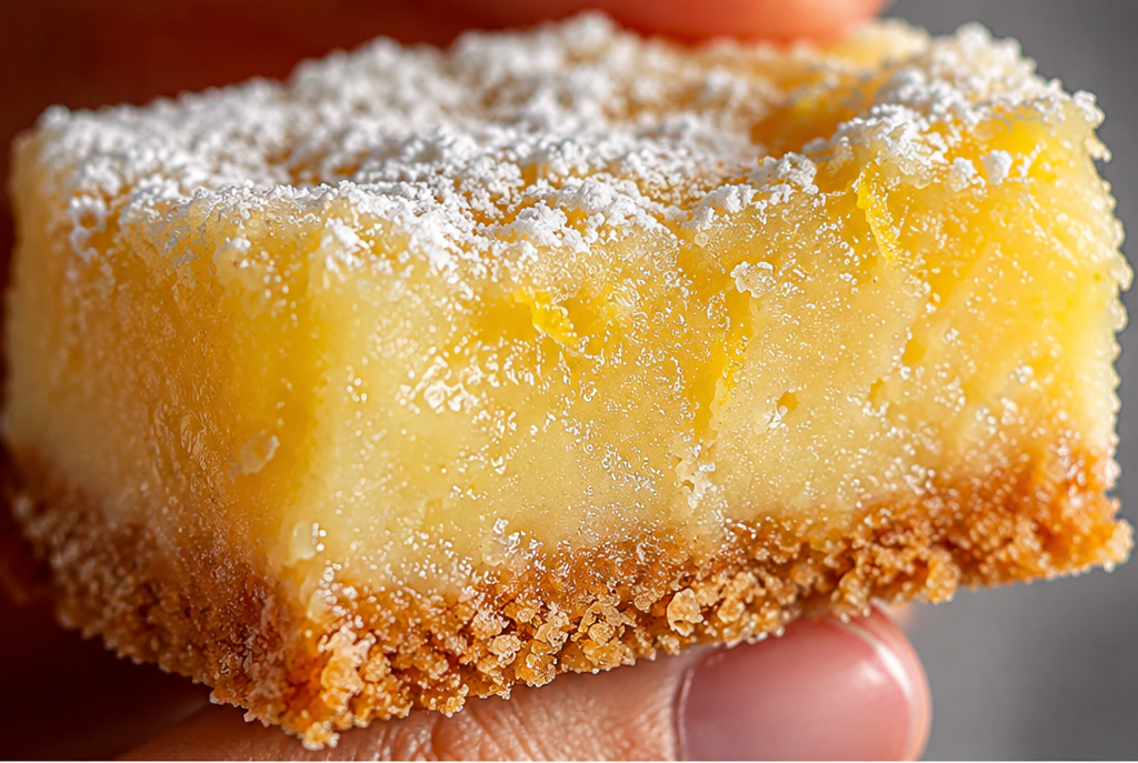 Lemon Custard Filled Crack Pie Bars (Irresistibly Tangy and Gooey Dessert)