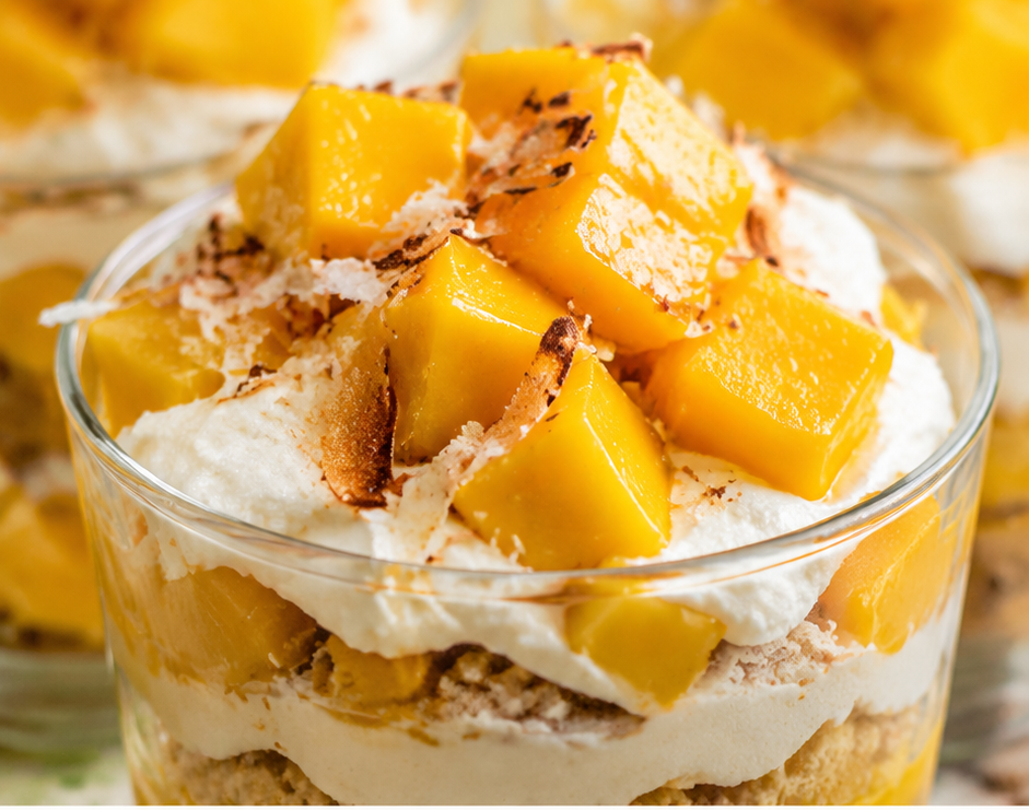 No-Bake Mango Coconut Cream Cups (Creamy Tropical Bites That Disappear Fast)