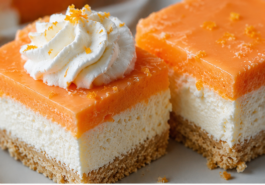 Orange Creamsicle Dessert Bars (The Cool, Creamy Treat Everyone Craves!)