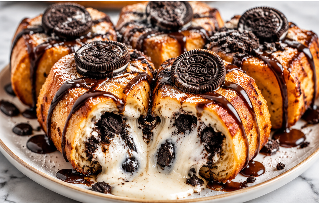 Oreo Marshmallow French Toast Rolls (Crispy, Gooey Breakfast Magic!)