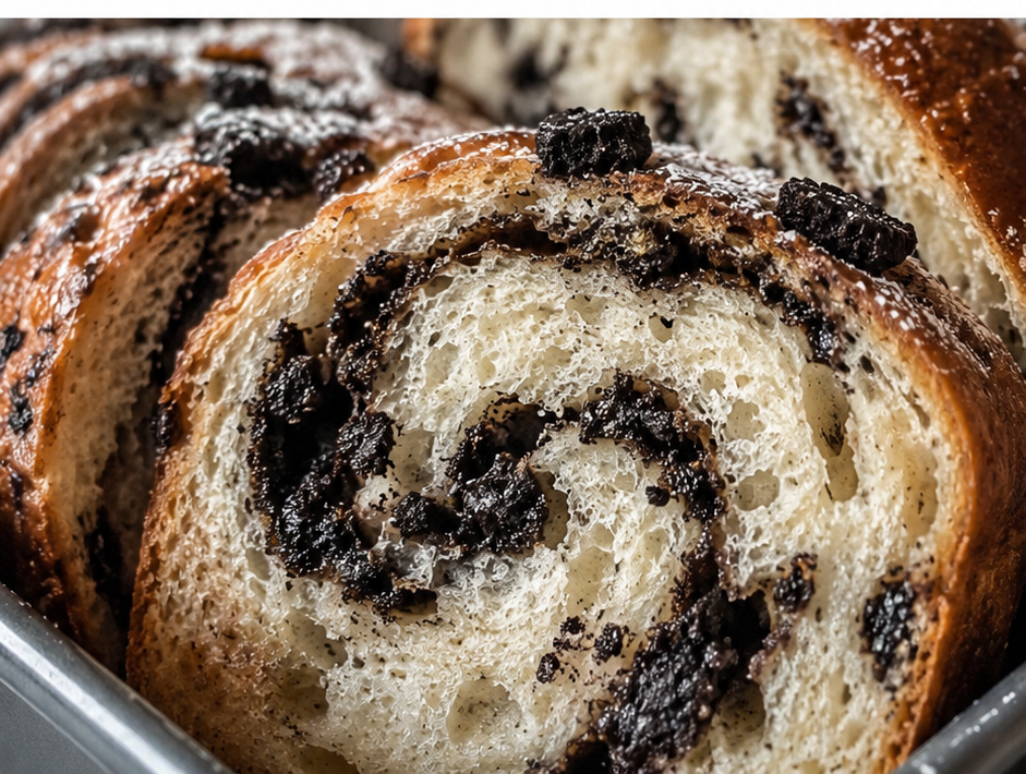 Oreo Vanilla Swirl Bread (Irresistible Homemade Loaf with Cookies & Cream Twists)