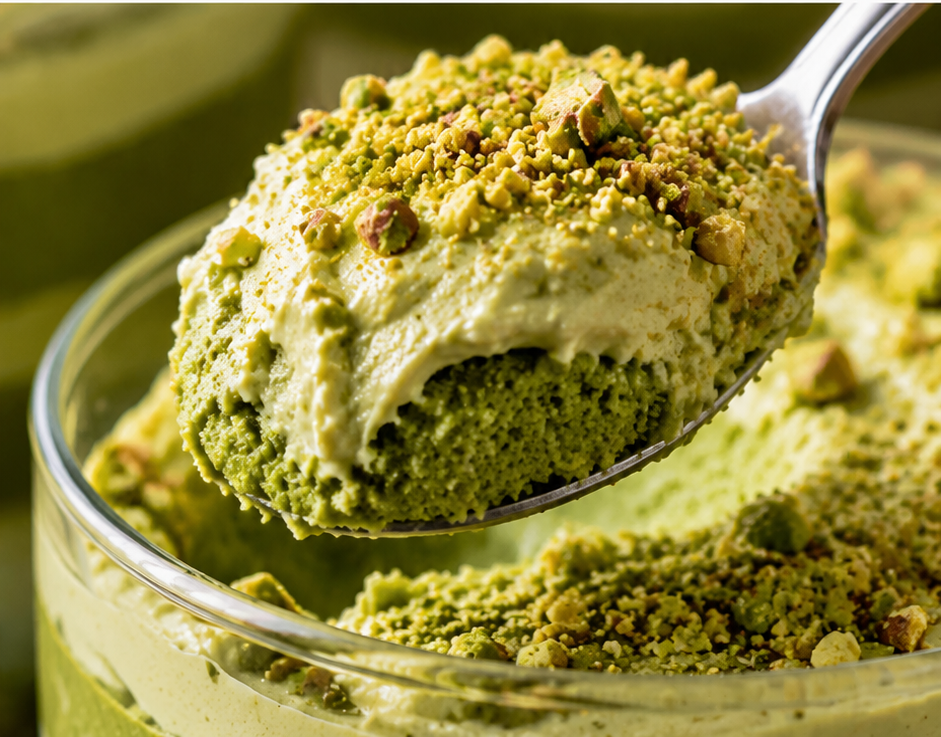 Easy Pistachio Matcha Cream Dessert Cups (No-Bake & Irresistibly Creamy)