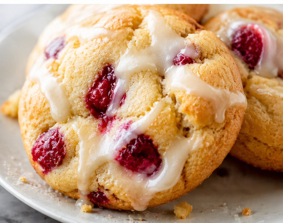 Soft Lemon Raspberry Cookies (Bright, Tangy Treats That Melt in Your Mouth)