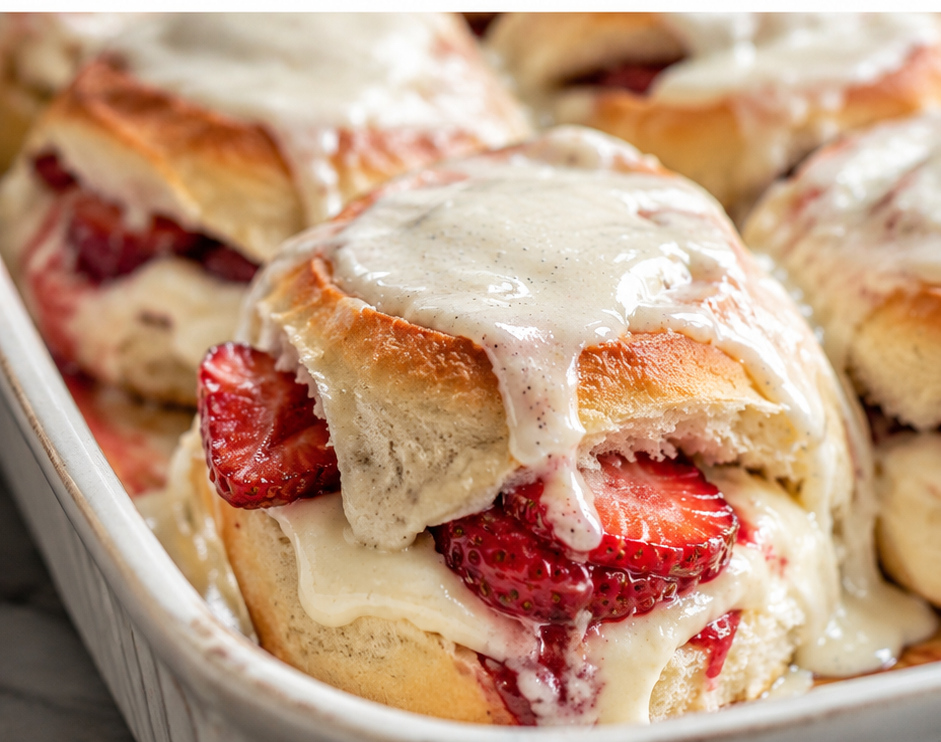 Strawberry Vanilla Cream Roll Recipe (Light, Creamy Dessert Ready in Minutes)