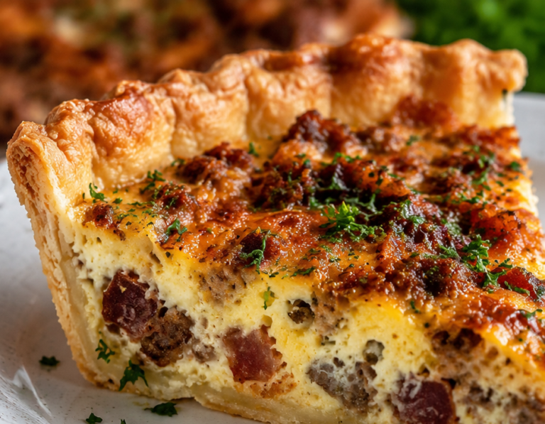 Ultimate Deep Dish Meat Lovers Quich