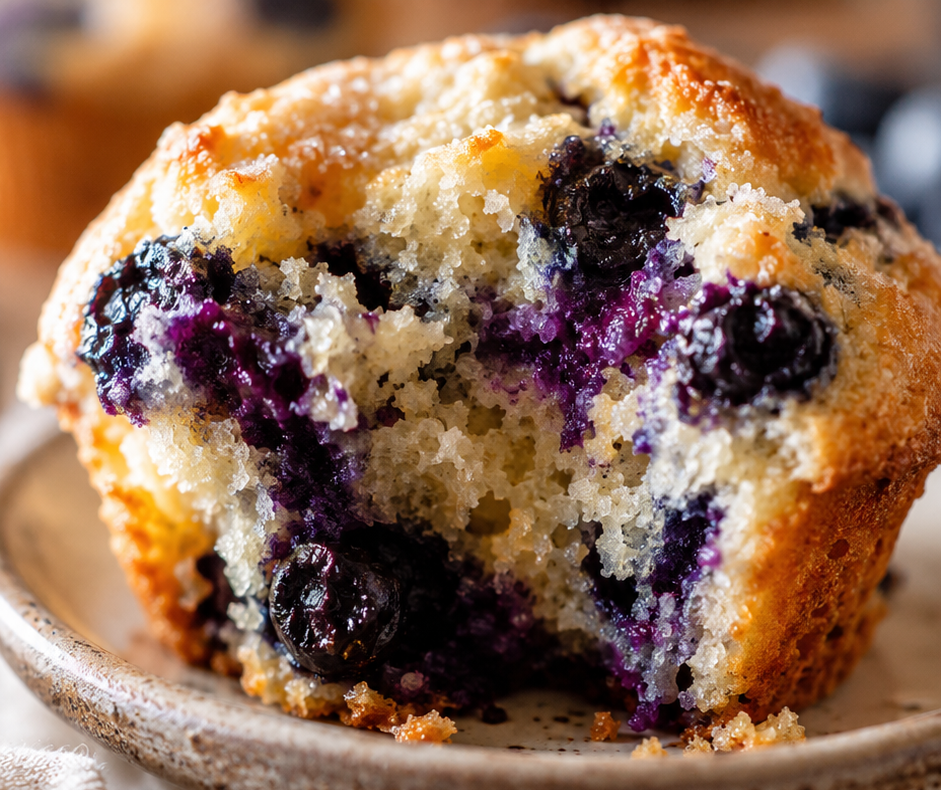 The Ultimate Moist Blueberry Muffins (Bursting with Fresh Berries and Bakery-Style Texture)