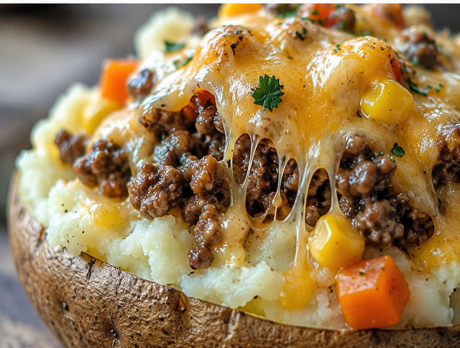 Shepherd’s Pie Baked Potato (Cozy, Hearty Dinner in One Potato)
