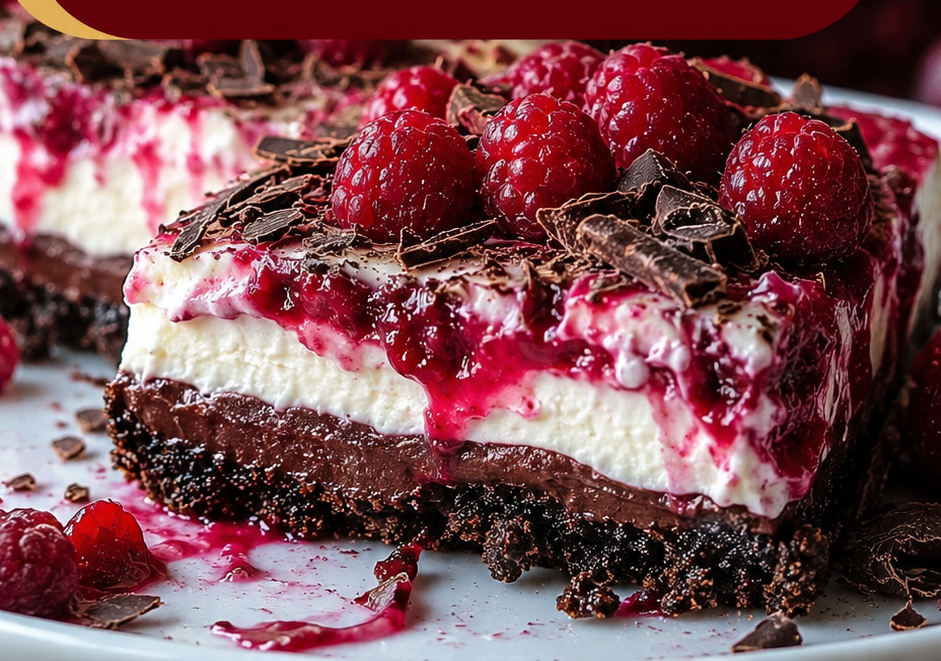 Raspberry Chocolate Lasagna: Irresistible No-Bake Layers (Perfect for Any Celebration)